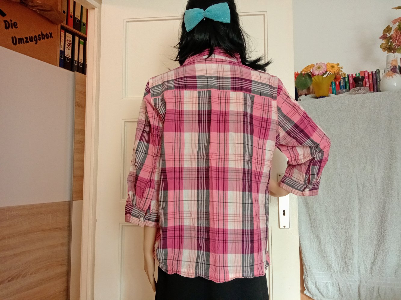 Sehr schöne karierte Bluse von Collection L