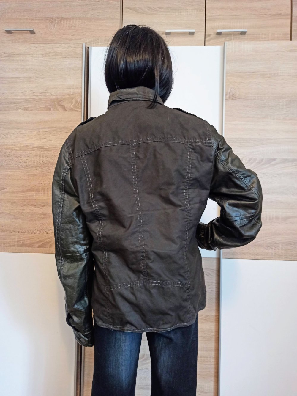 Schöne Jacke in braun/schwarz von Gipsy