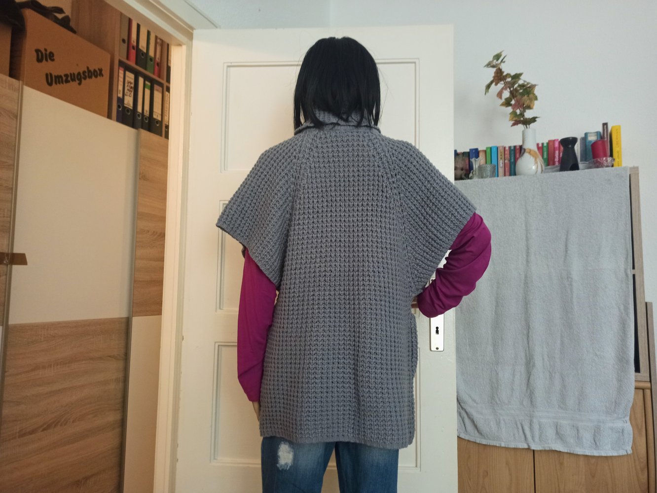 Schöner Pullover in grau von Gina 