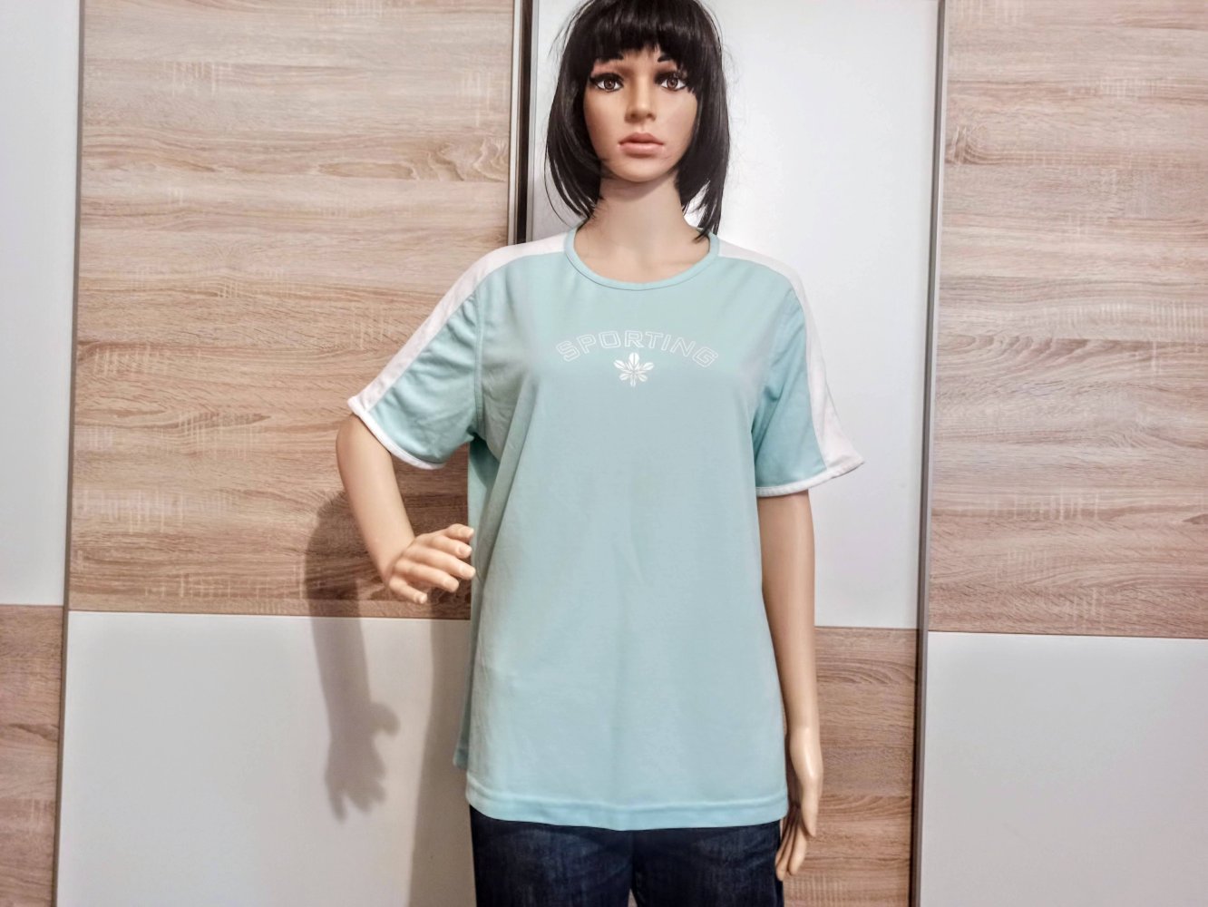 Schönes sport T-Shirt in mint grün von Shamp