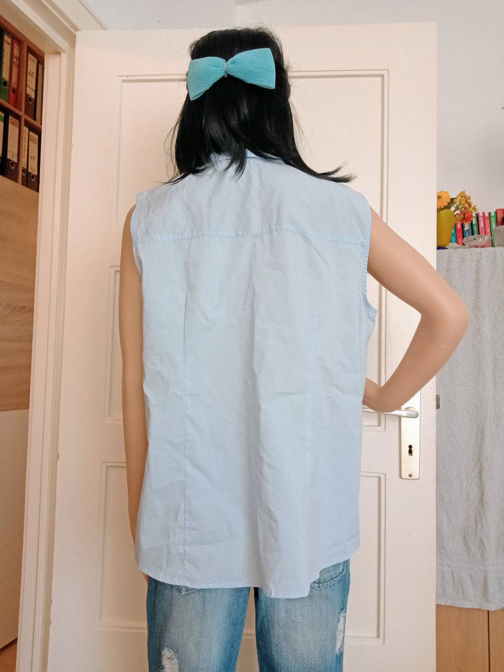 Sehr schöne blaue Bluse von Collection L