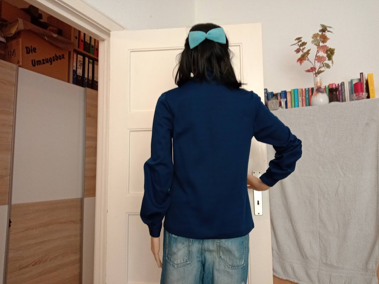 Schöne Bluse in blau von Apama 