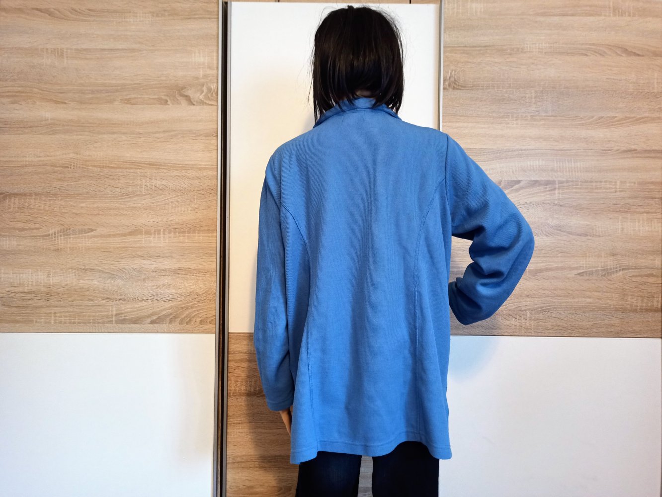 Schöner Hoodie-Pullover in blau von m.collection