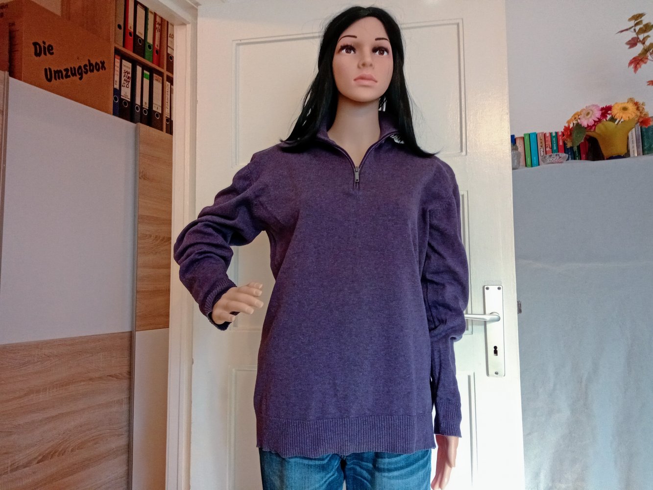 Sehr schöner Hoodie - Pullover von Canda in violett