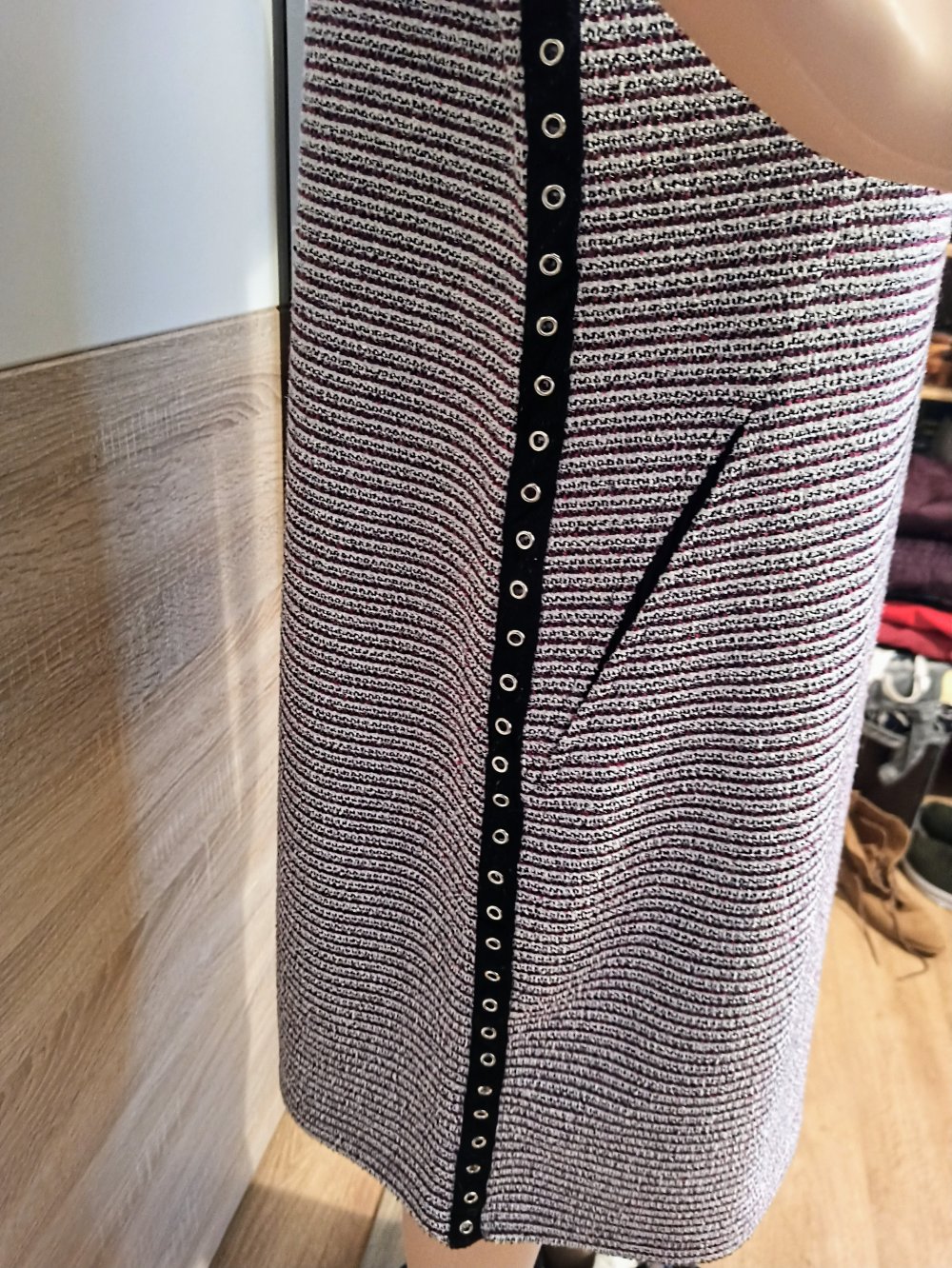 Schönes Kleid mit Lila Streifen von Taifun