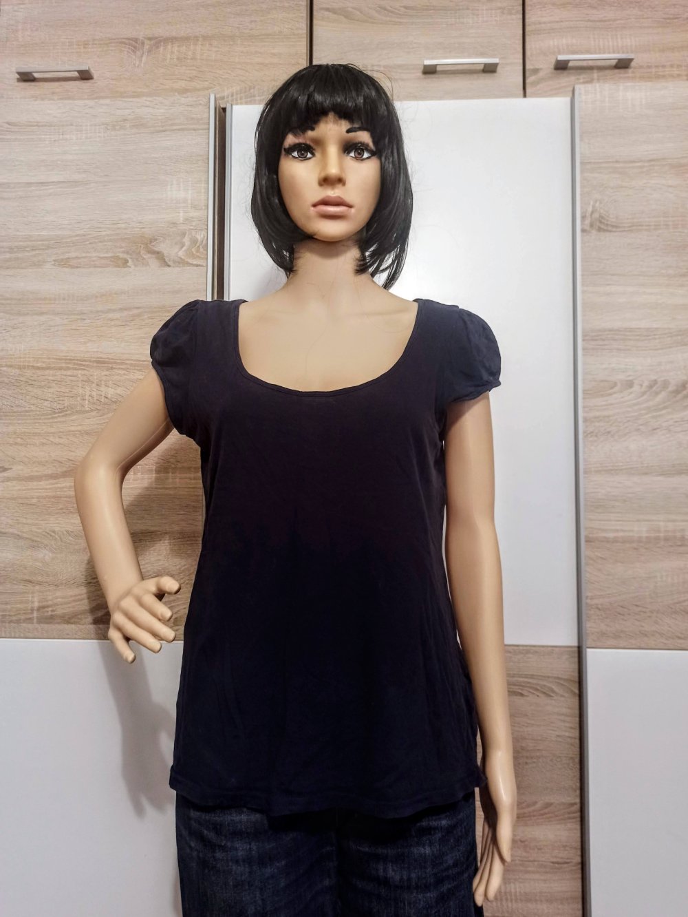 Schönes T-Shirt in marienblau von H&M