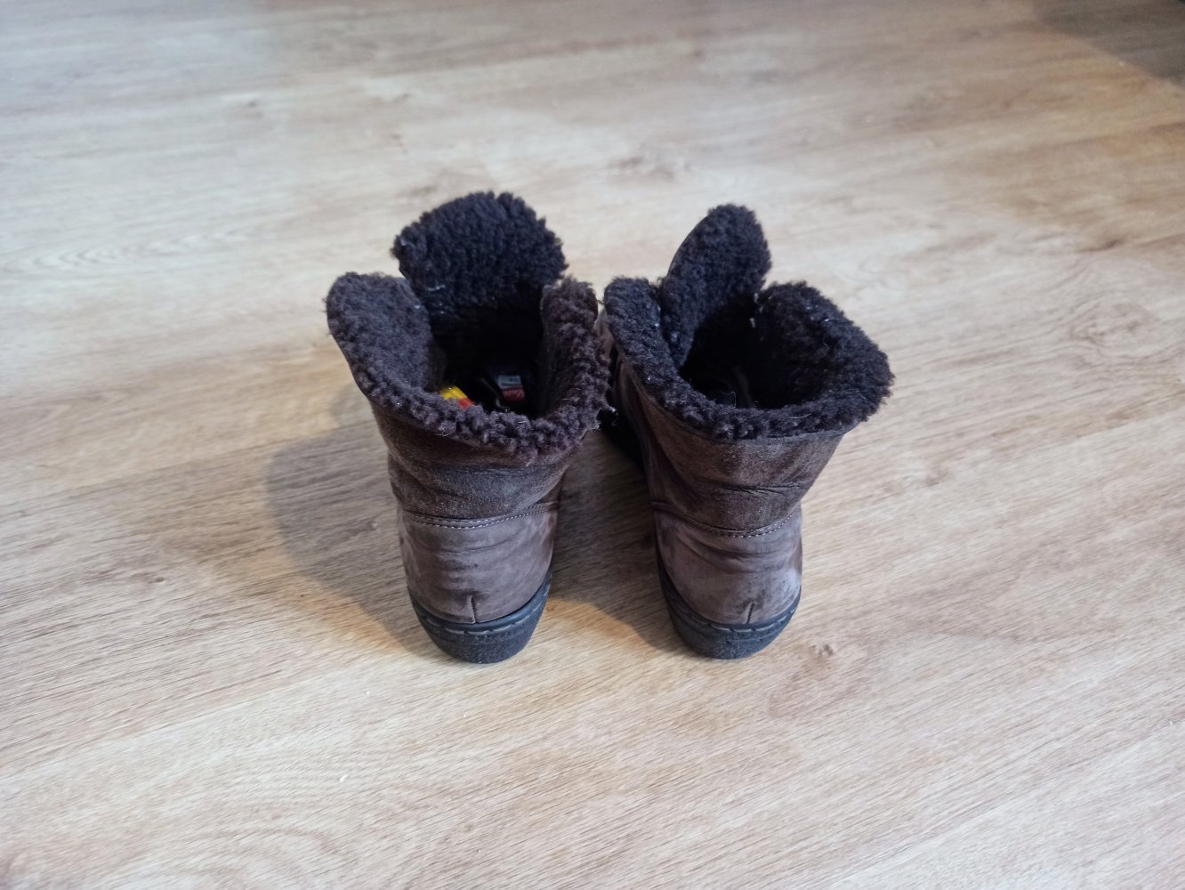 Tolle Wild-Leder-Stiefeletten in braun