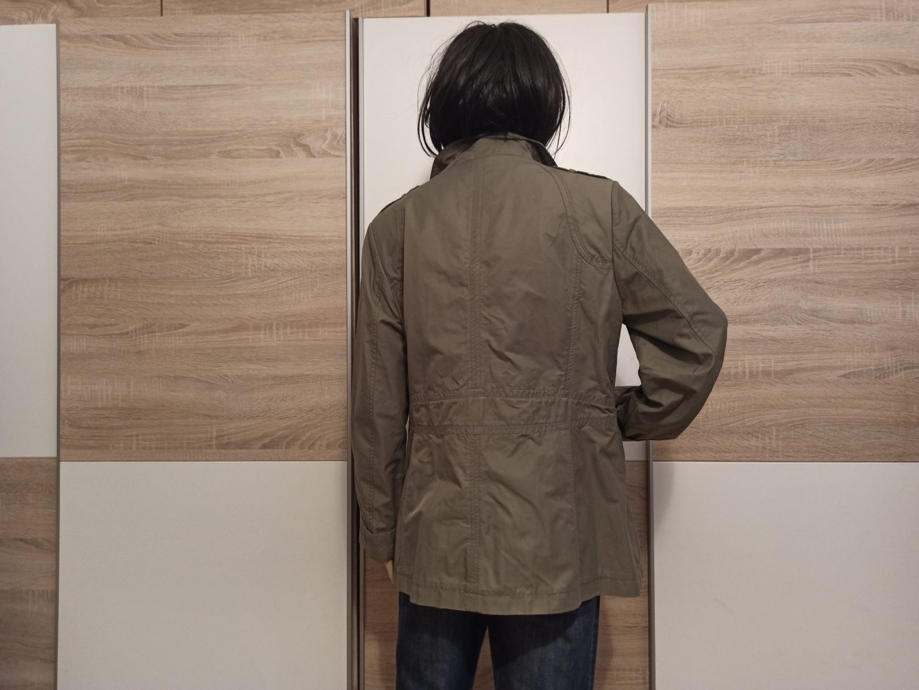 Schöne Jacke in grün von Peckott