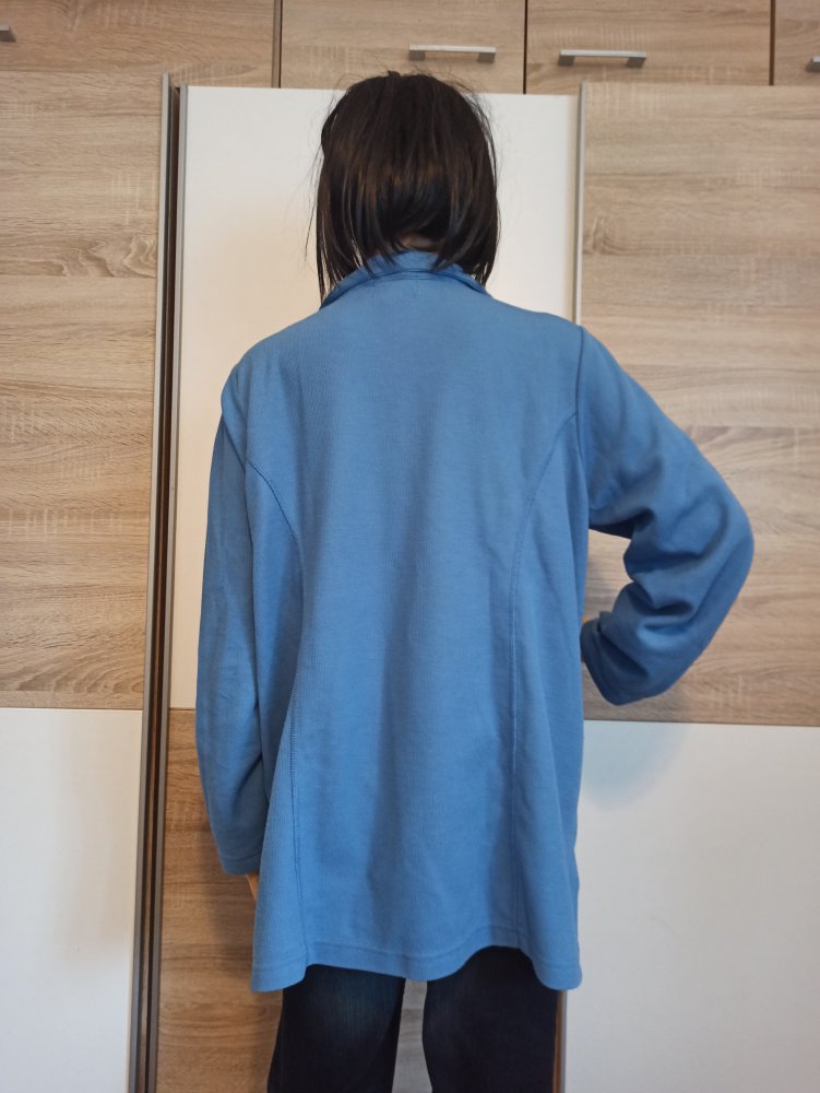 Schöner Hoodie-Pullover in blau von m.collection
