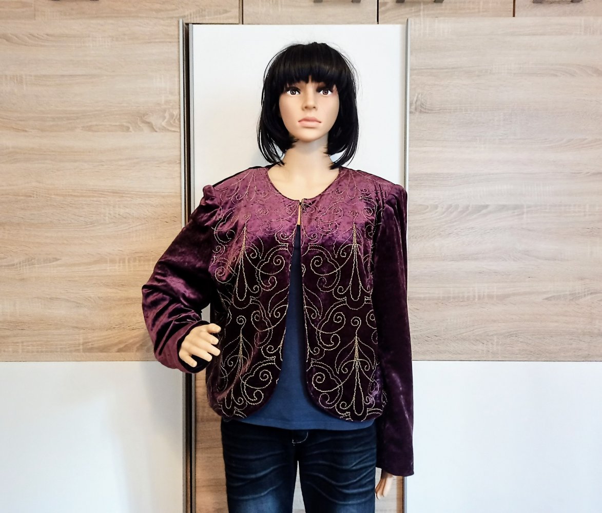 Schöne leichte Jacke in violett von Secendo