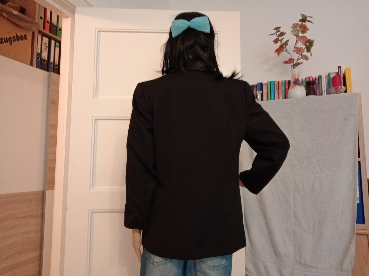 Sehr schöne schwarze Blazer VEB Textil