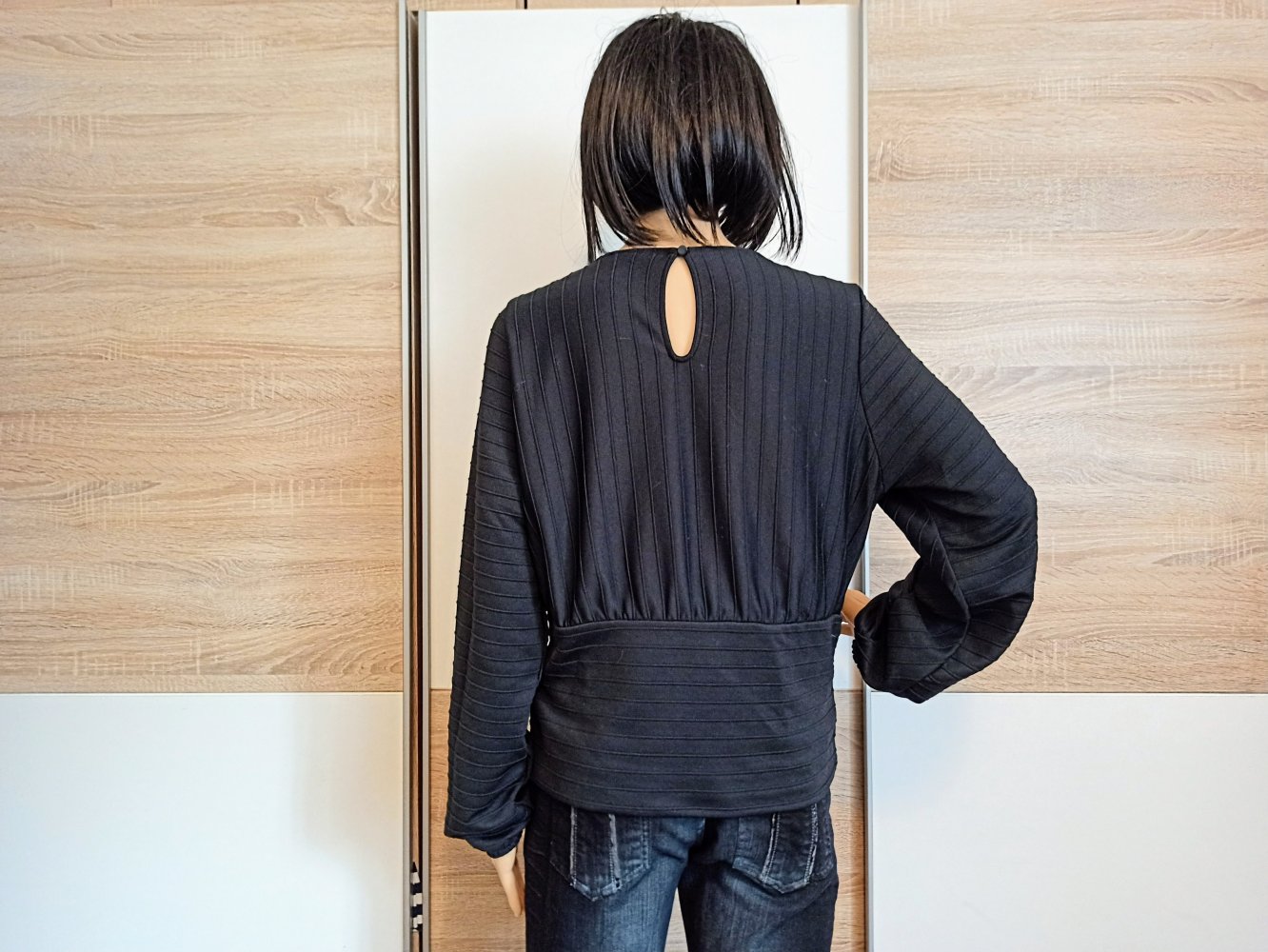 Schöne Bluse in schwarz von H&M