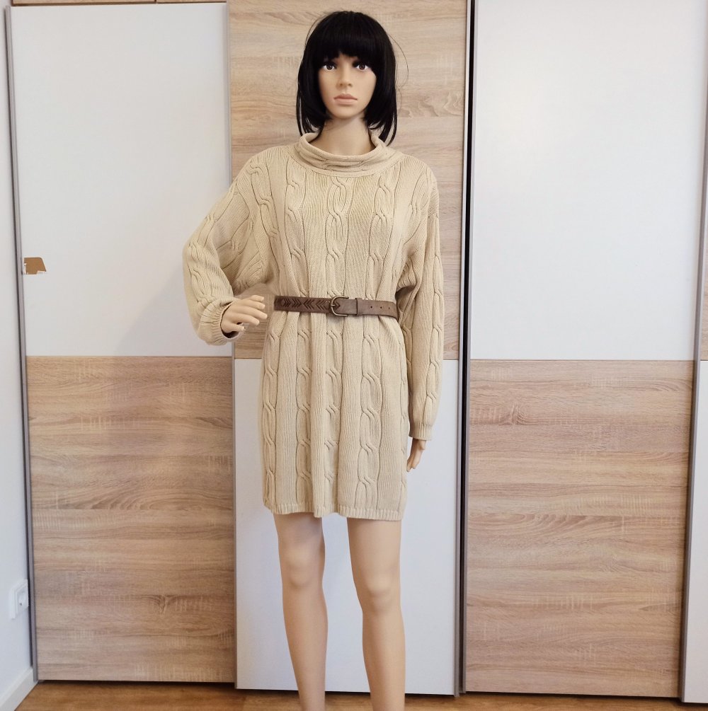 Schönes Pullover-Kleid in Farbe Senf von Rolofs