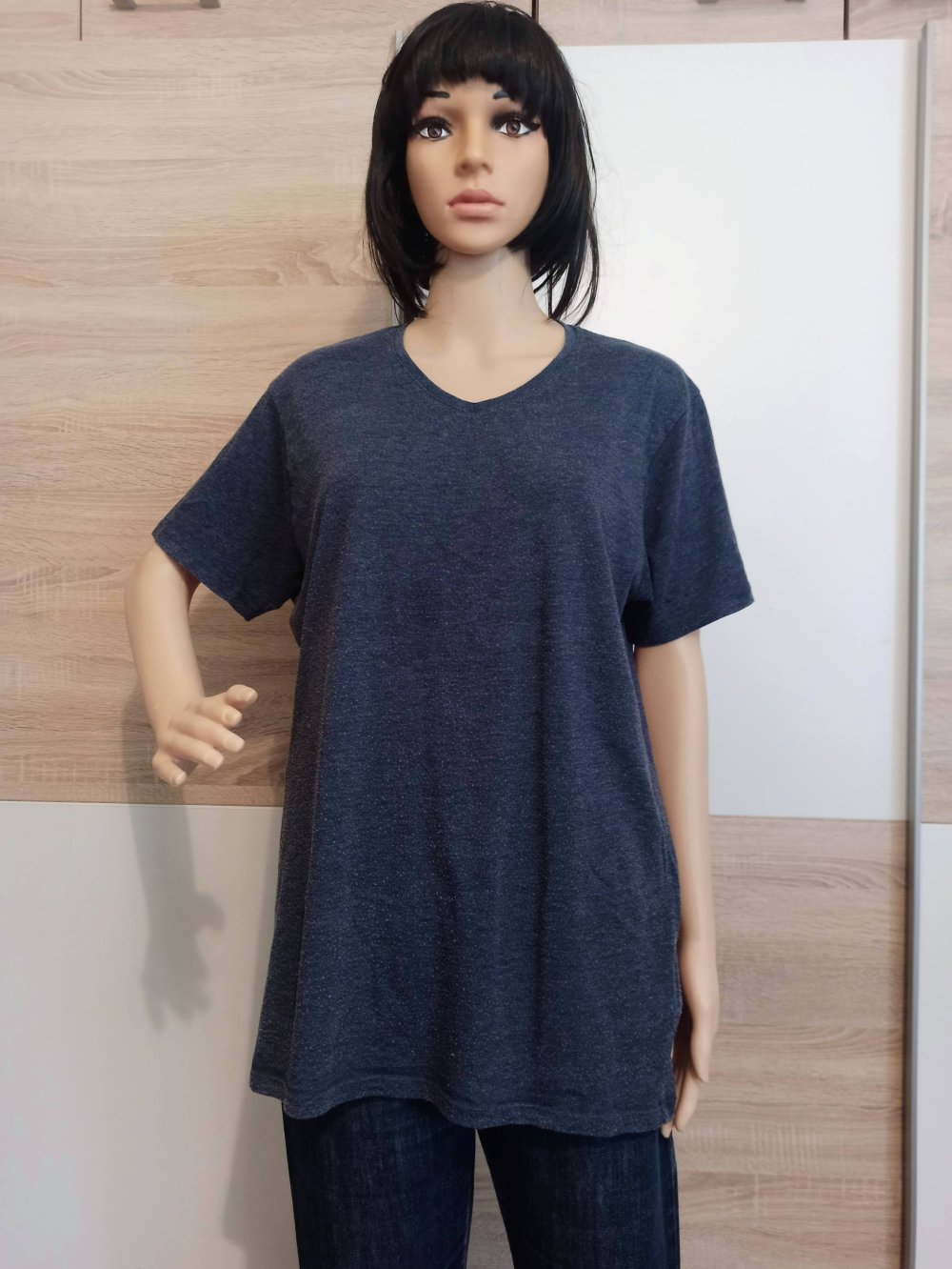 Schönes T-Shirt in marienblau von Smog