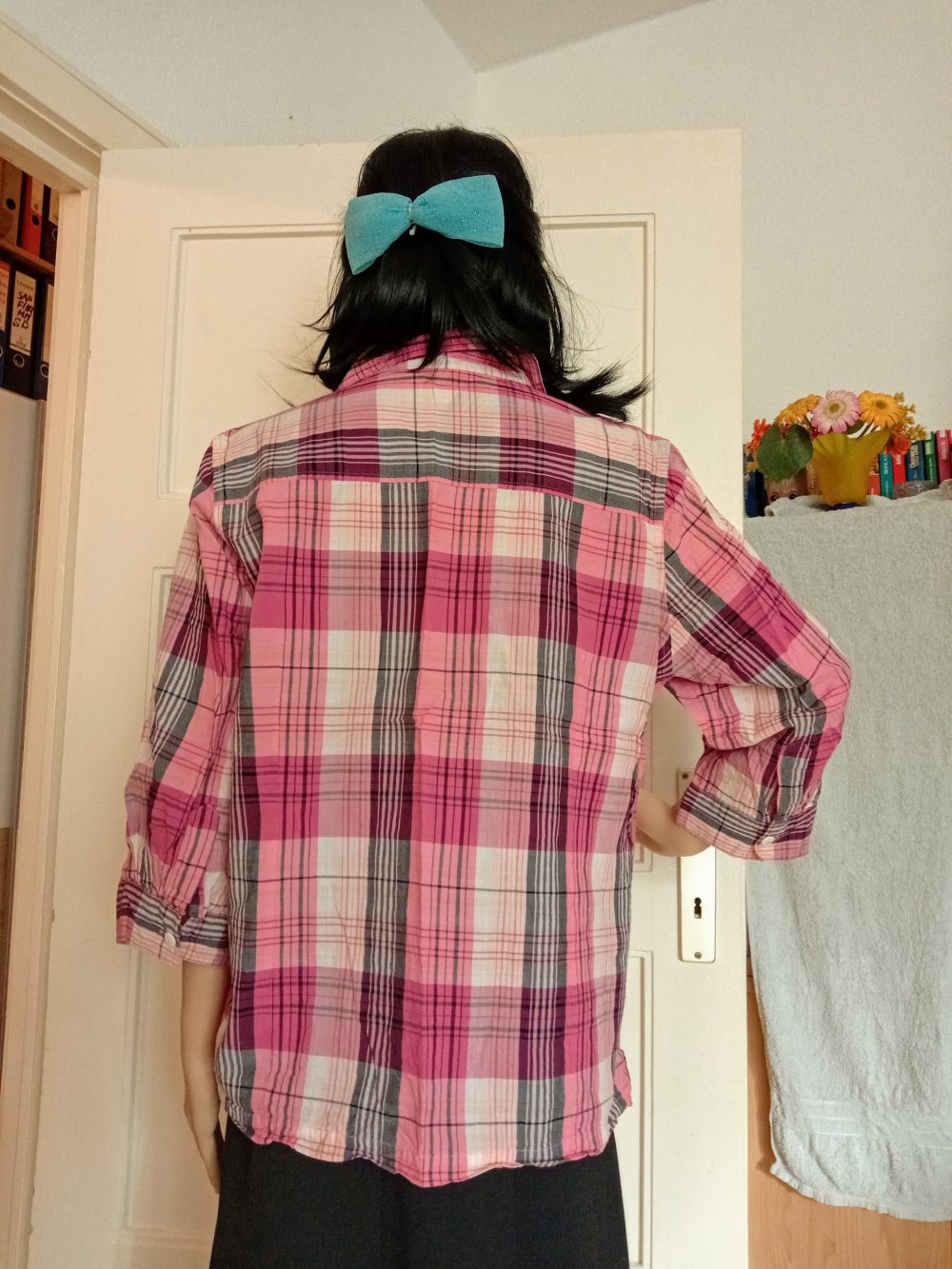 Sehr schöne karierte Bluse von Collection L