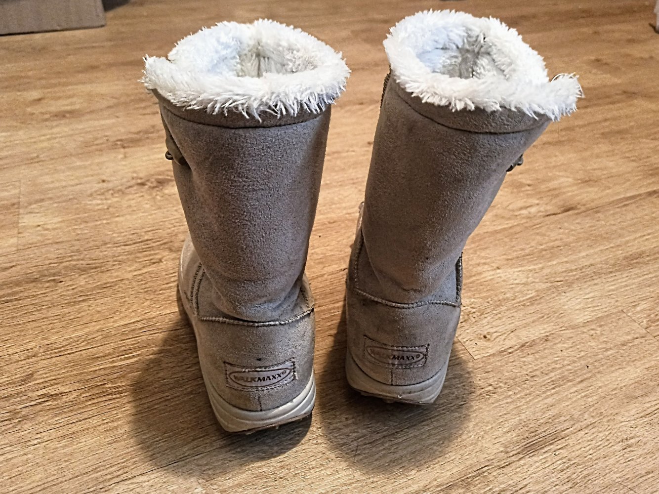 Tolle Stiefel in cremefarbe von walkmaxx