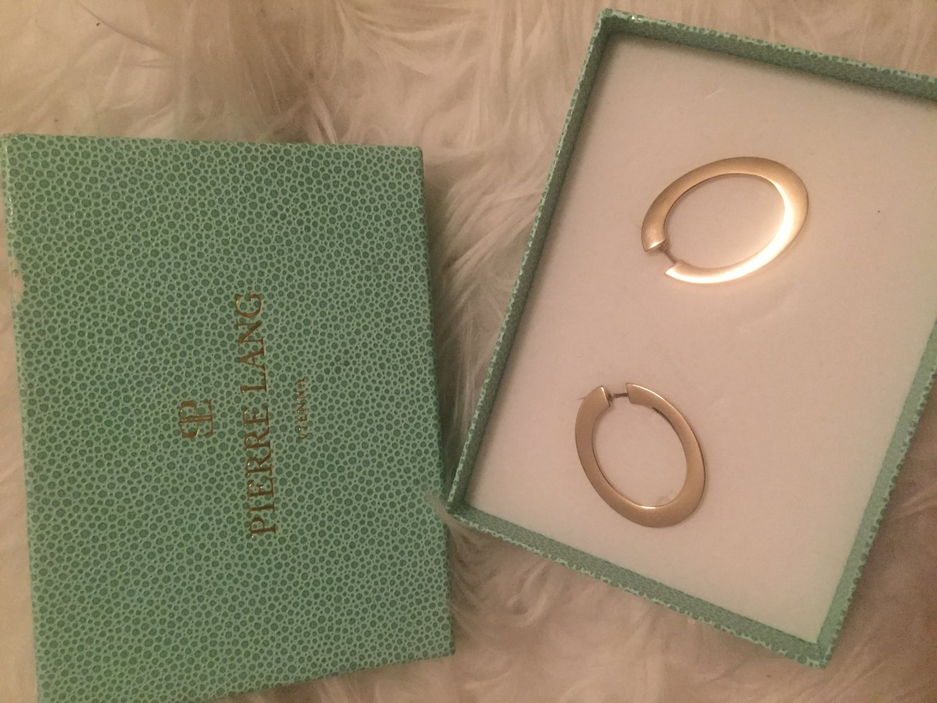 pierre lang Ohrringe aus Gold 