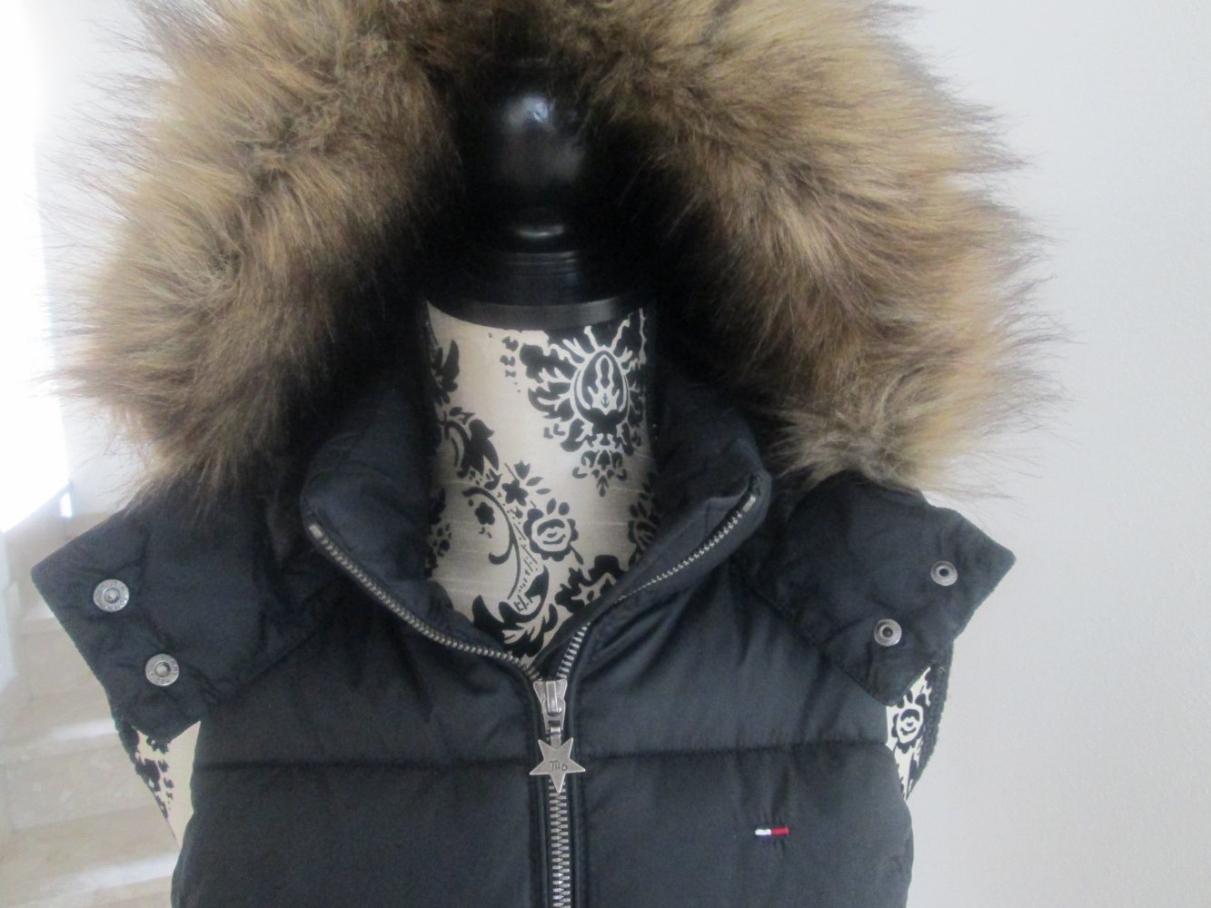 Tommy Hilfiger Weste Modell Martina Gr. XS Daunenweste Daunen S 34 36 Sternchen