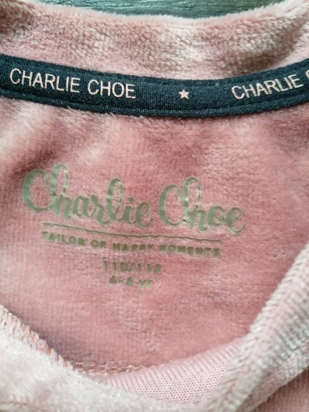 Schlafanzug Velours 110/116 NEU