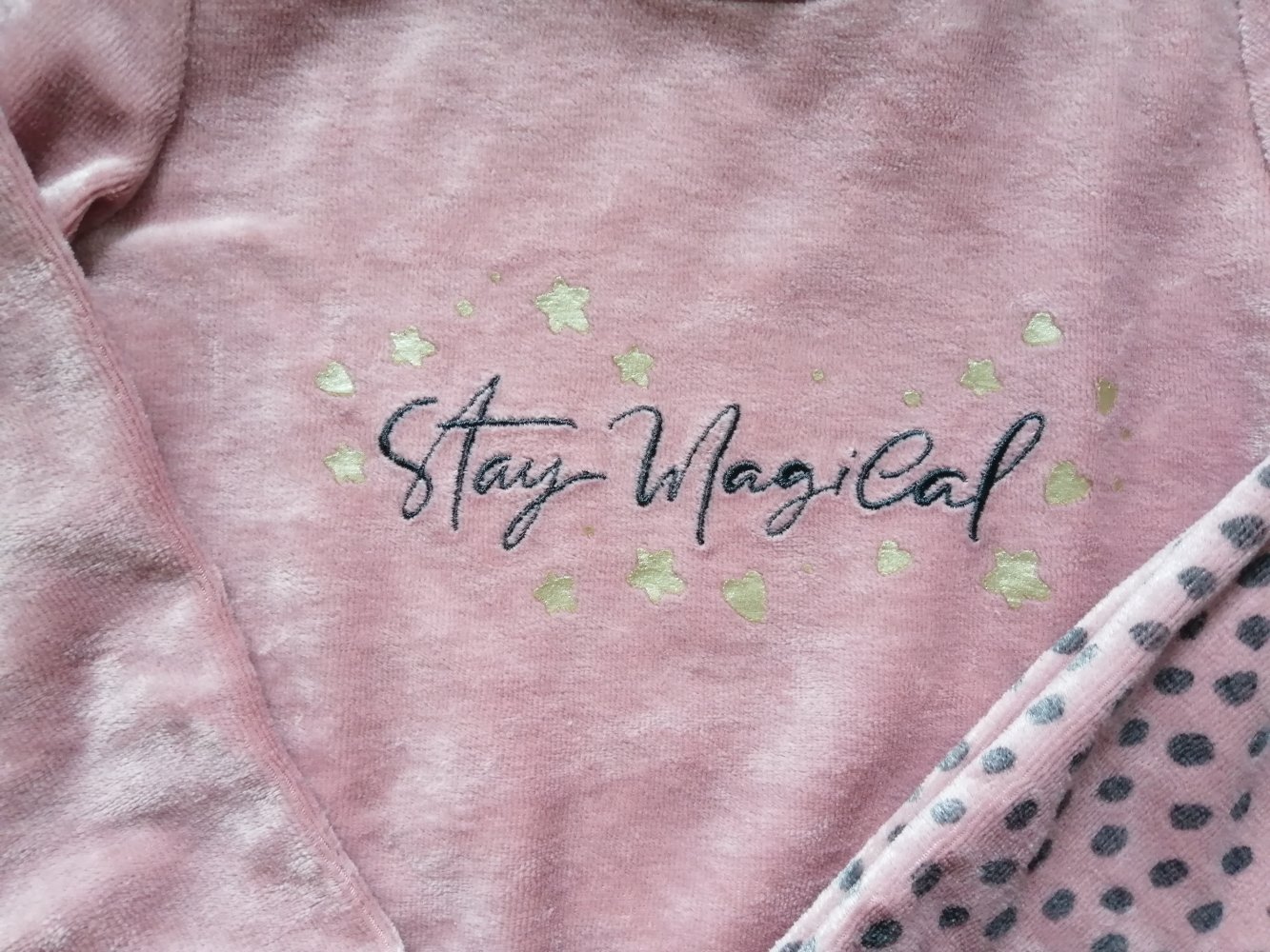 Schlafanzug Velours 110/116 NEU