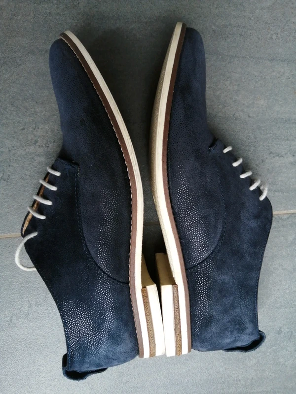 Dunkelblauer Schnürschuh Minozzi