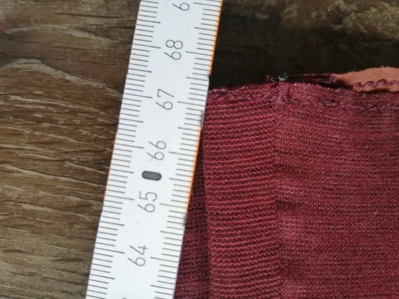 Bordeaux rote Nappaleder Hose 