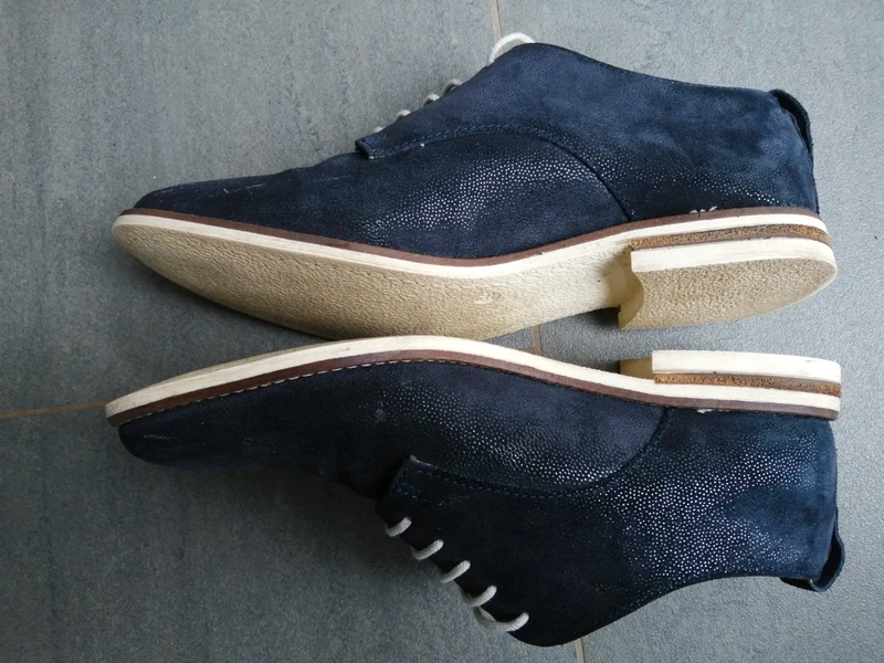 Dunkelblauer Schnürschuh Minozzi