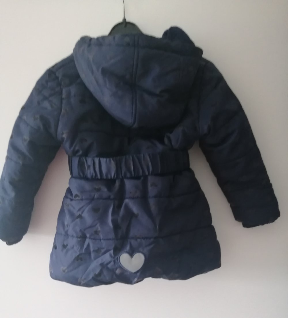 Dunkelblaue Winterjacke 98