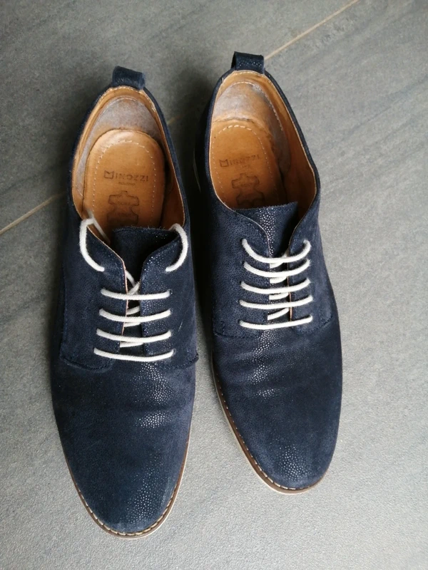 Dunkelblauer Schnürschuh Minozzi