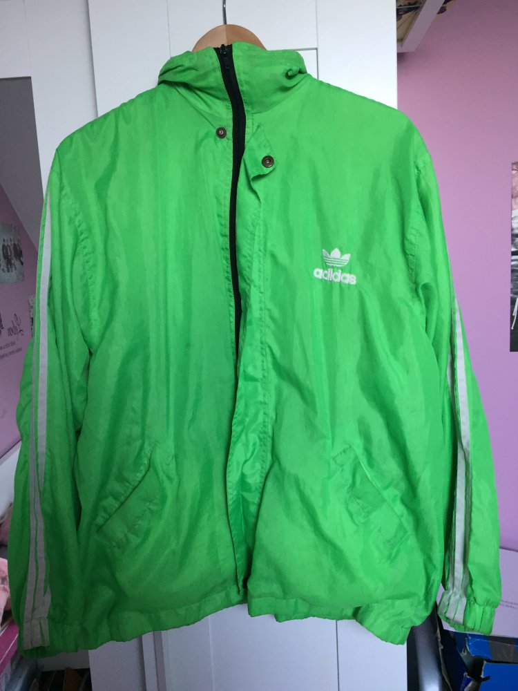 adidas grüne jacke