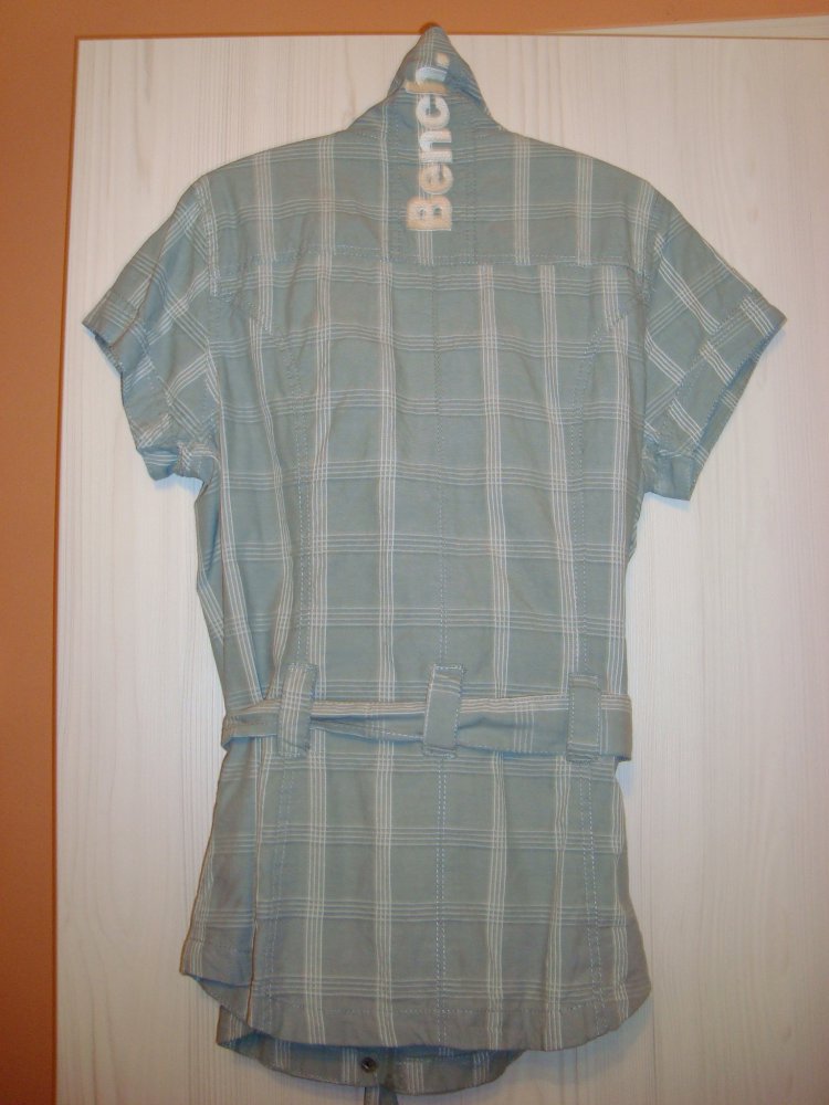 Bluse, Damenbluse, Bench, Oberteil, Top, Gr. M, grau kariert