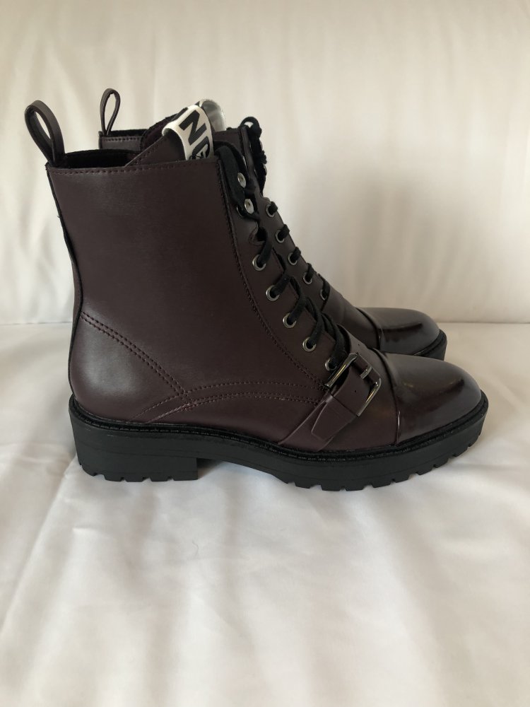 Stiefeletten Bordeaux rot 