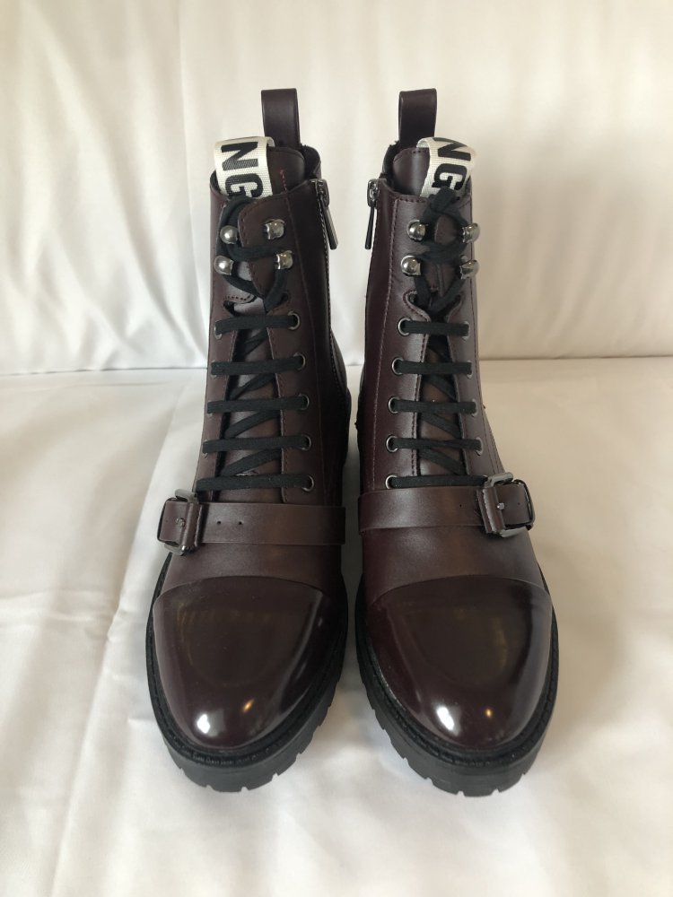 Stiefeletten Bordeaux rot 