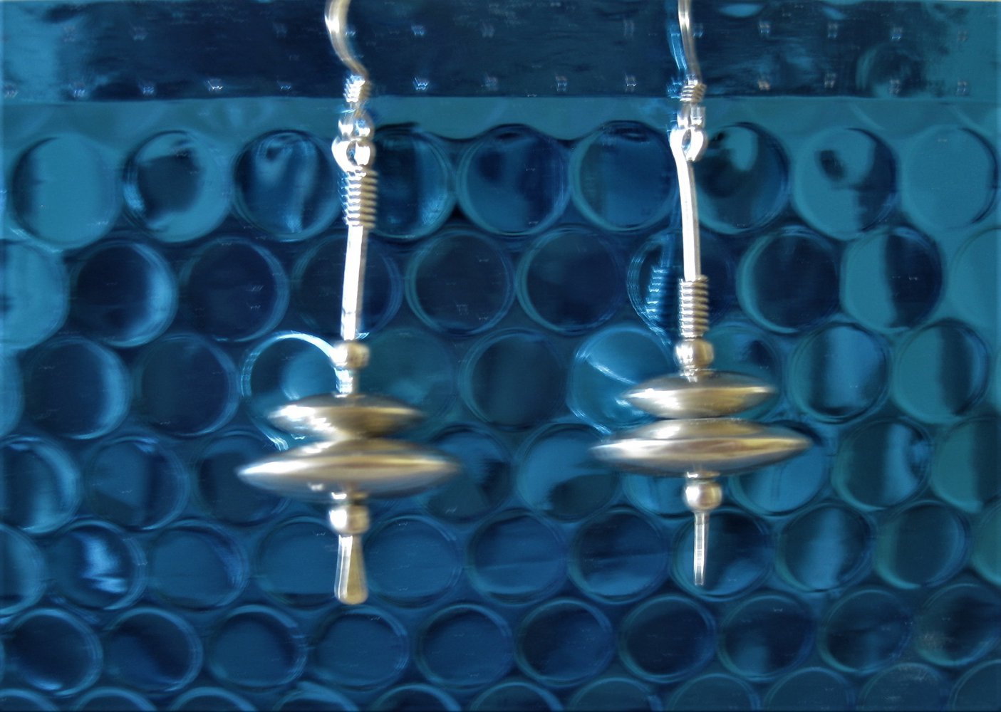 tolle SILBER -OHRHÄNGER romantisch-verspielt