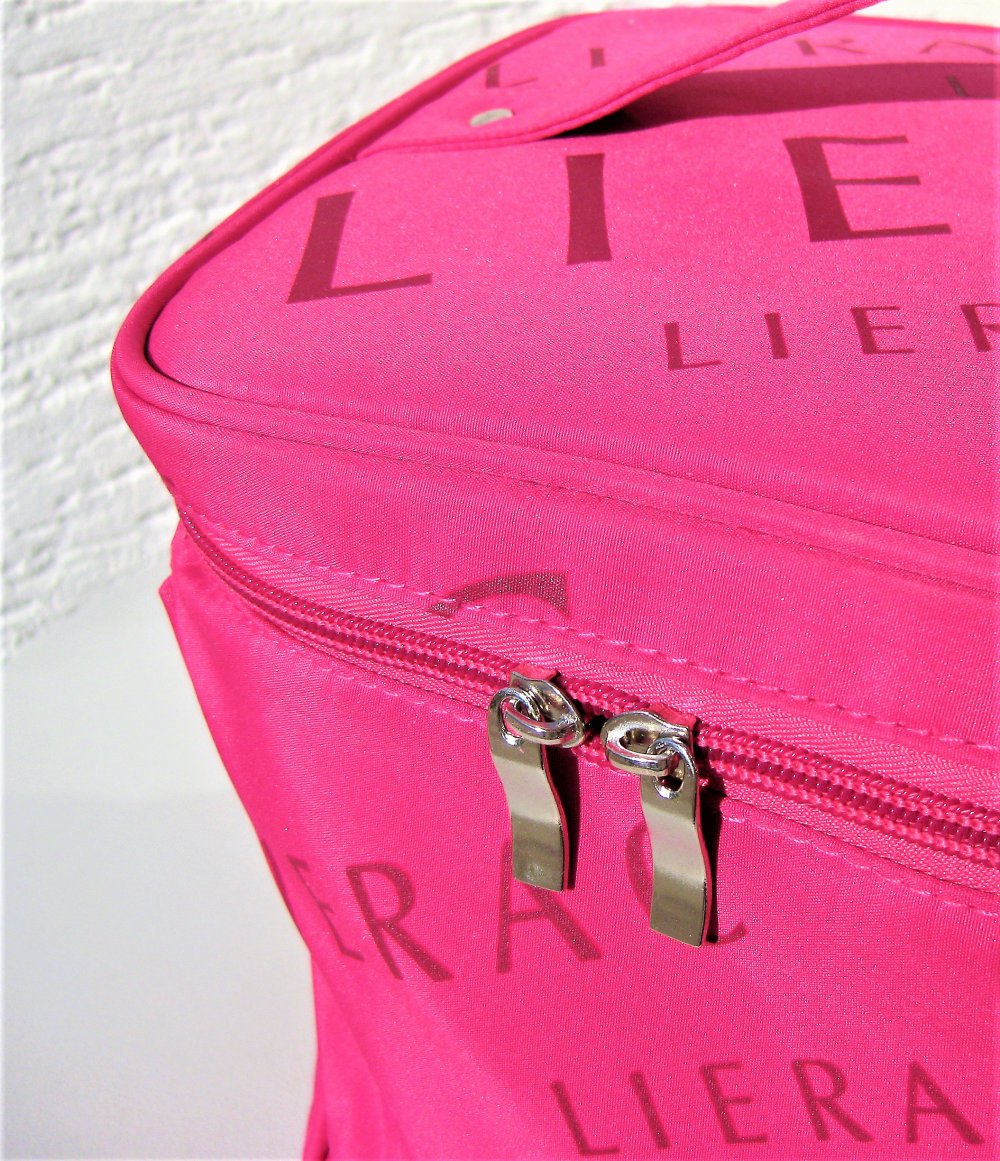 LIERAC  Beauty-case +schöne Größe+soft+ in knalligem LIERAC-PINK