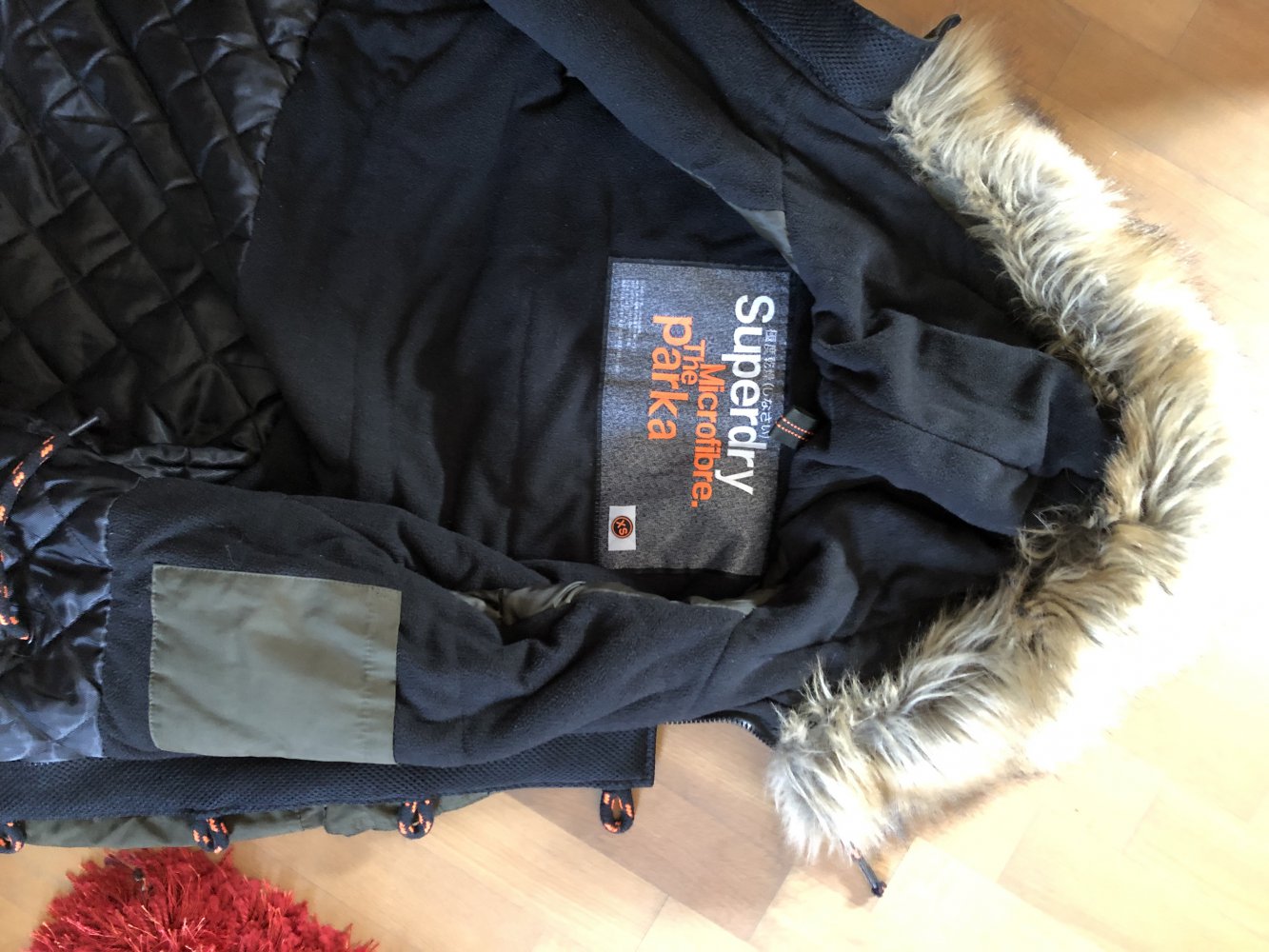 Superdry Parka/Winterjacke mit Pelz 