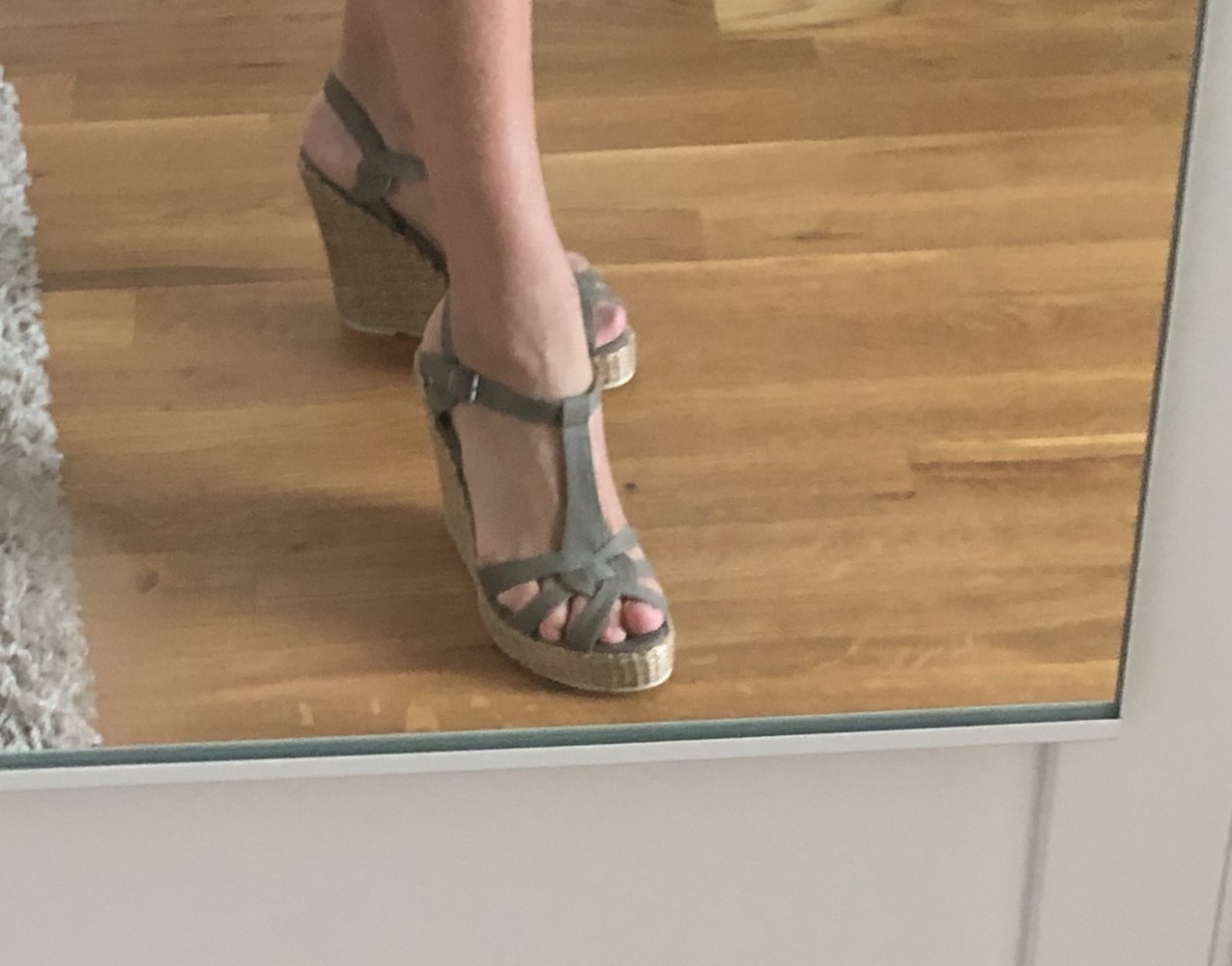 Buffalo Sandalen (Keilabsatz)