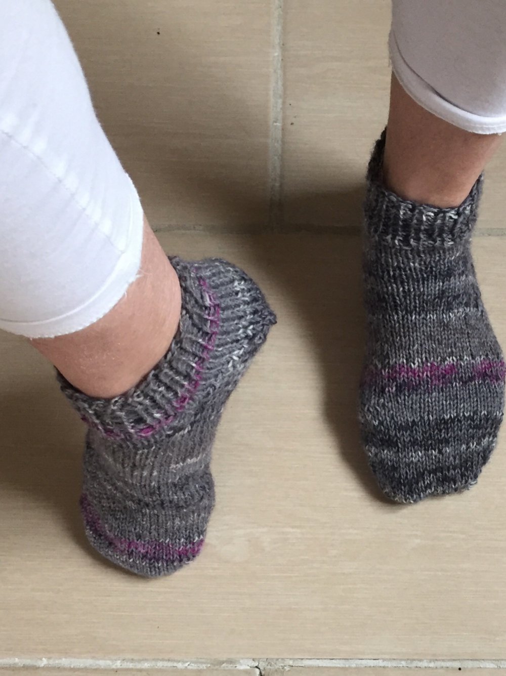 Sneaker Socken Gr 38-39 Handarbeit 