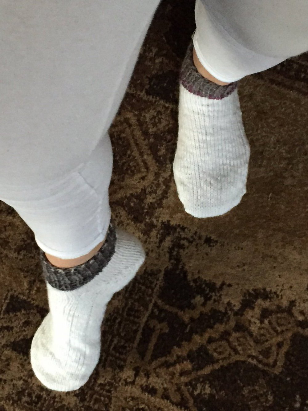 Sneaker Socken Gr 38-40 handgestrickt