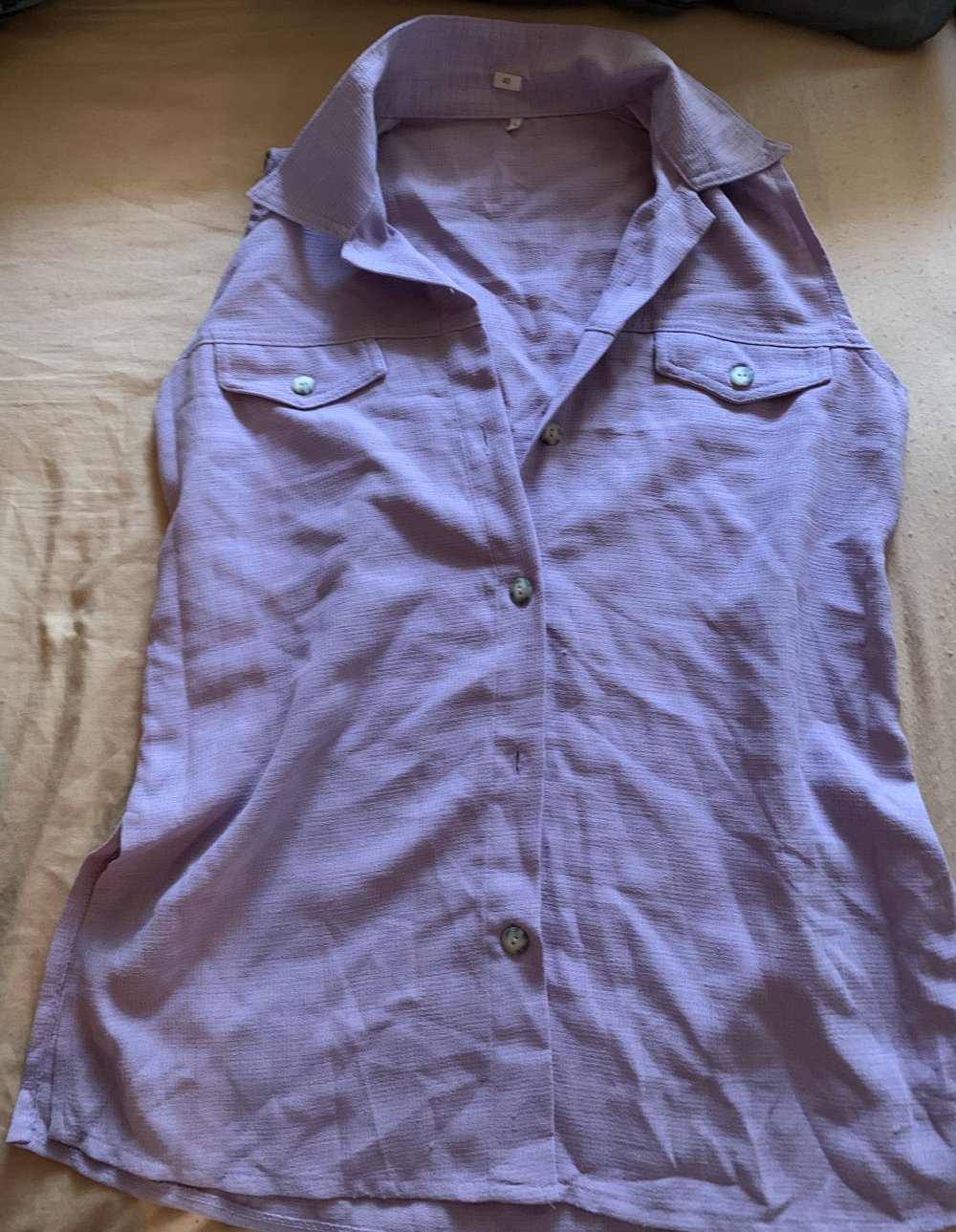 Lila Bluse Gr 40