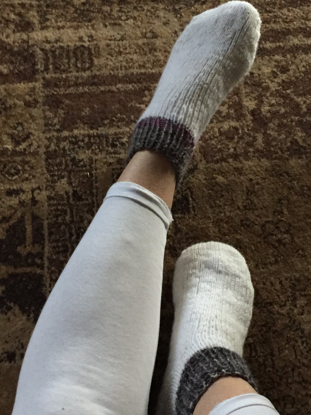 Sneaker Socken Gr 38-40 handgestrickt