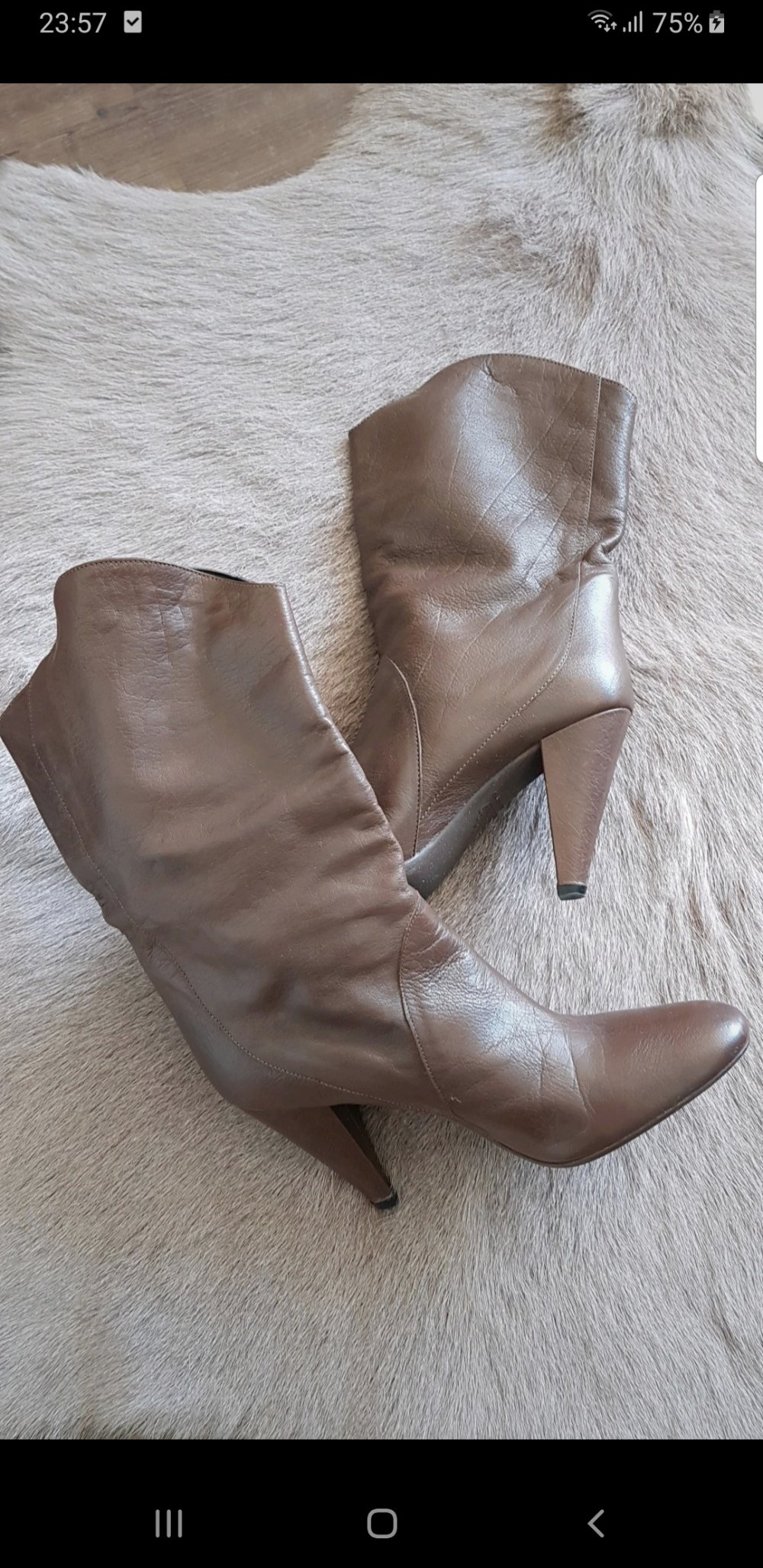 Fornarina Stiefel echt leder Neu