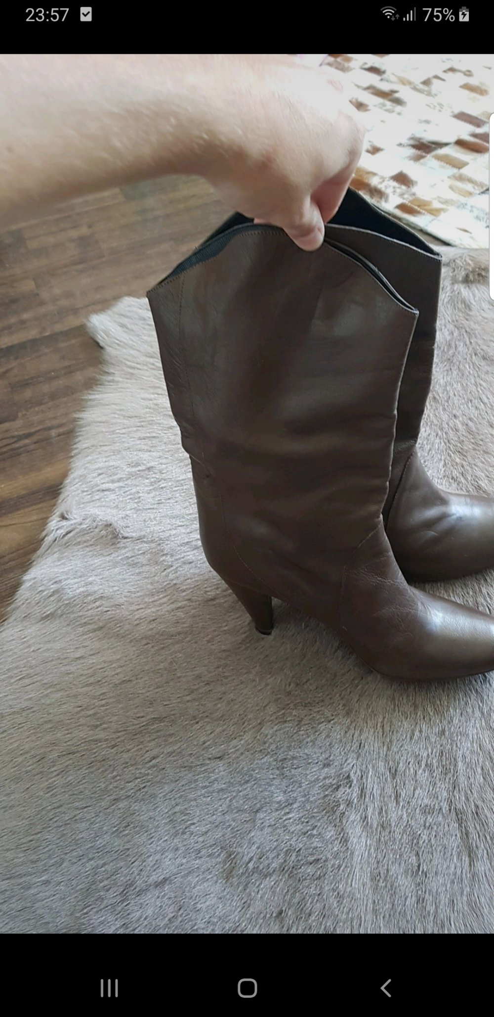 Fornarina Stiefel echt leder Neu