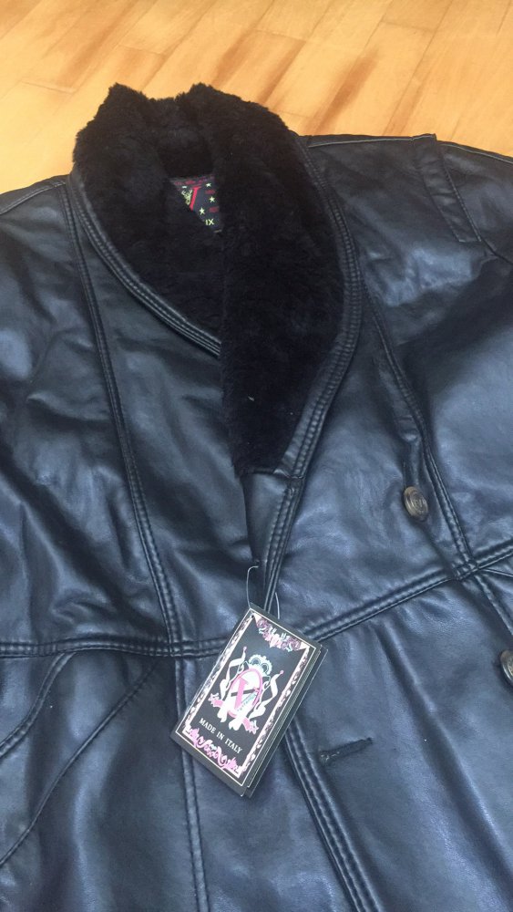 Super warme Winter Herren Lederjacke XXL