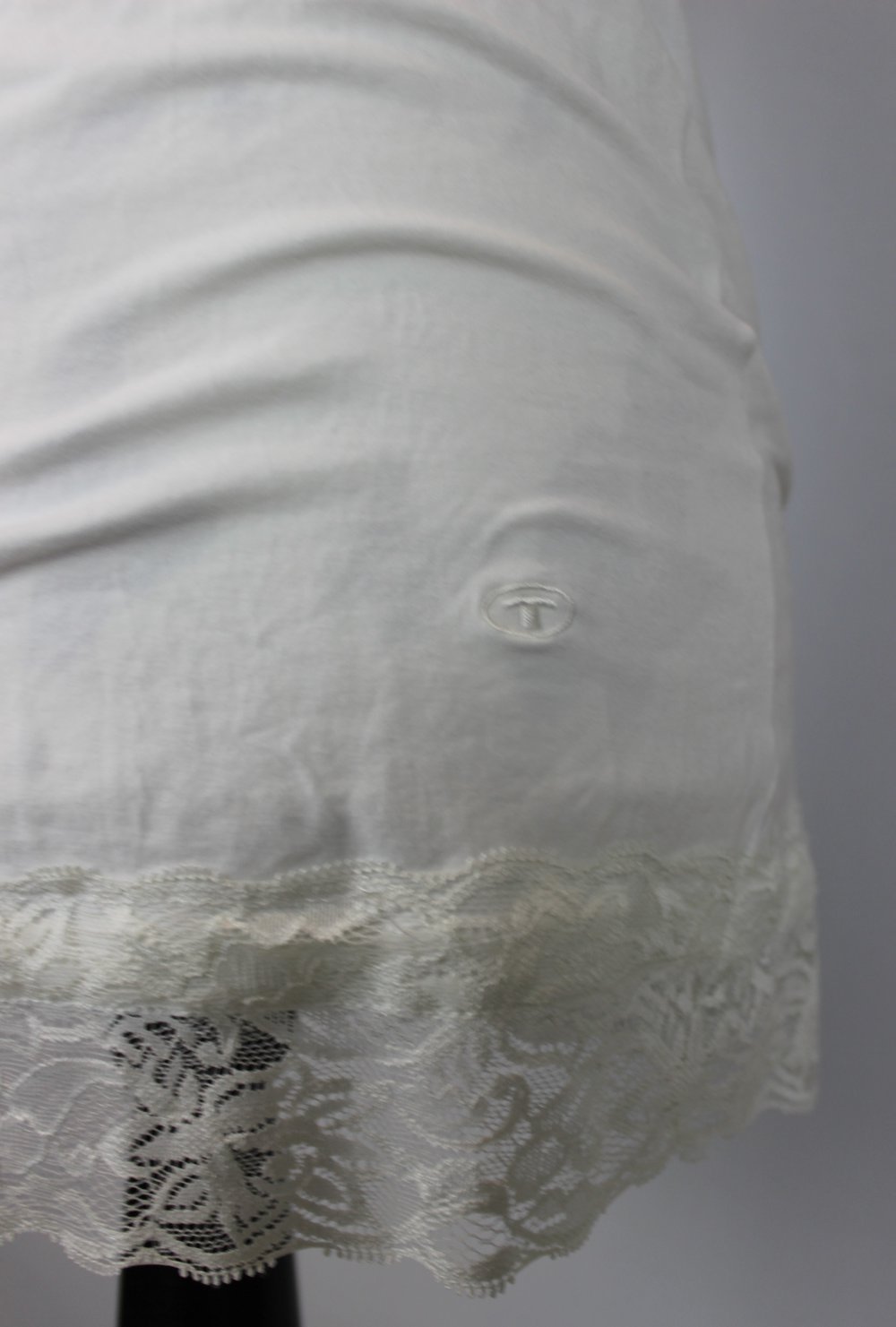 Weißes Spitzen Top Gr. M Tom Tailor