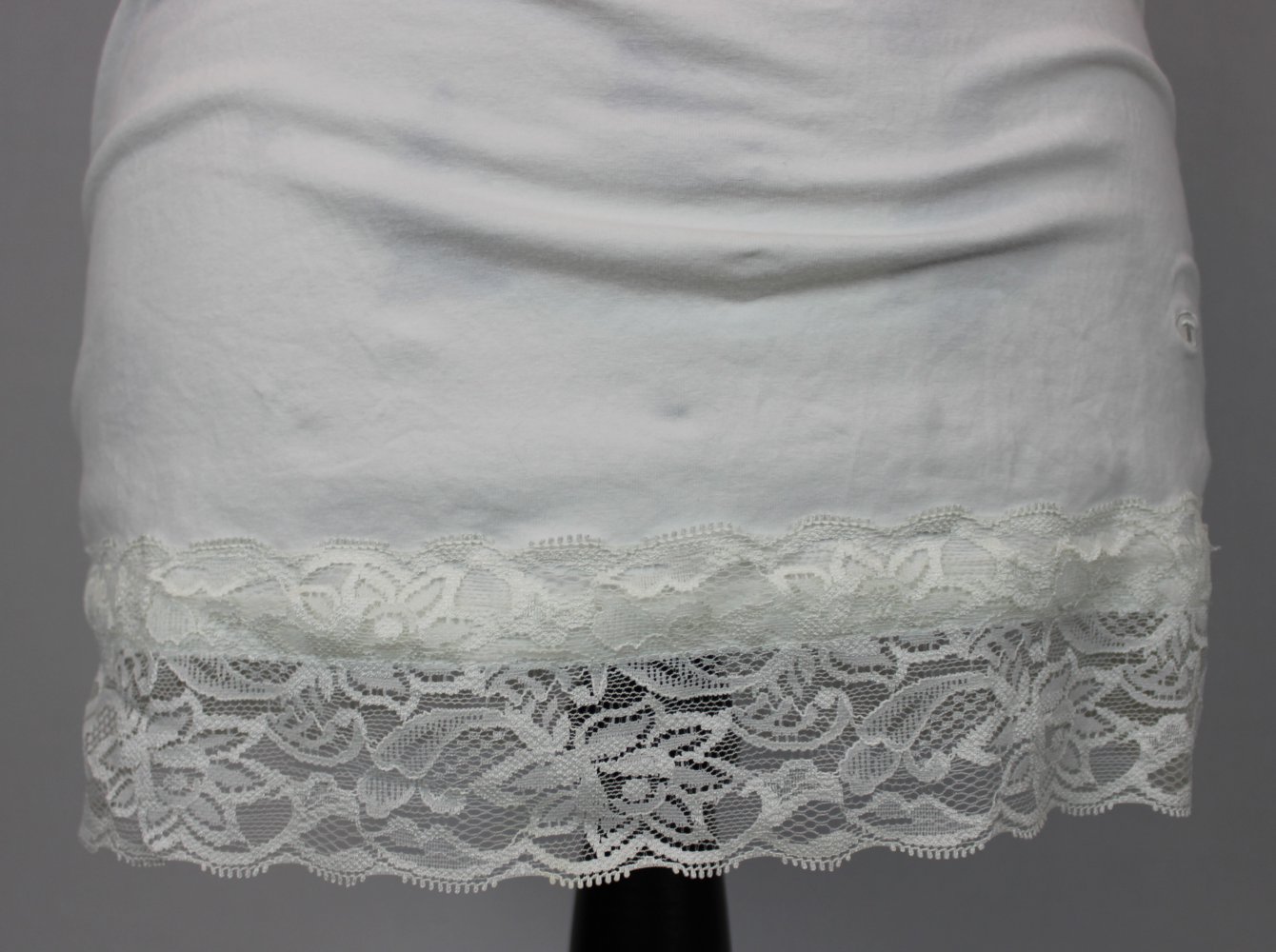 Weißes Spitzen Top Gr. M Tom Tailor