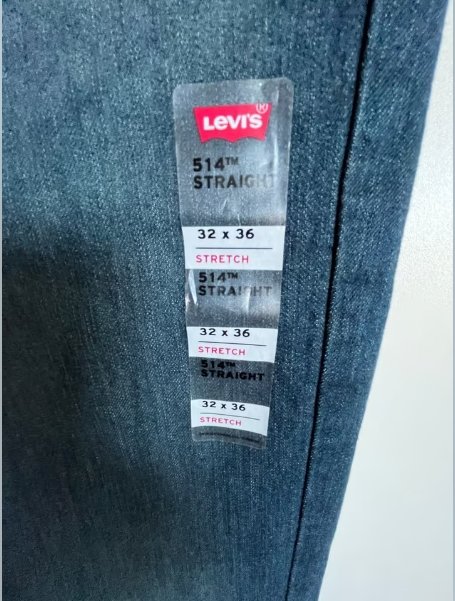 Levi`s 514, blau, W32, L36, straight