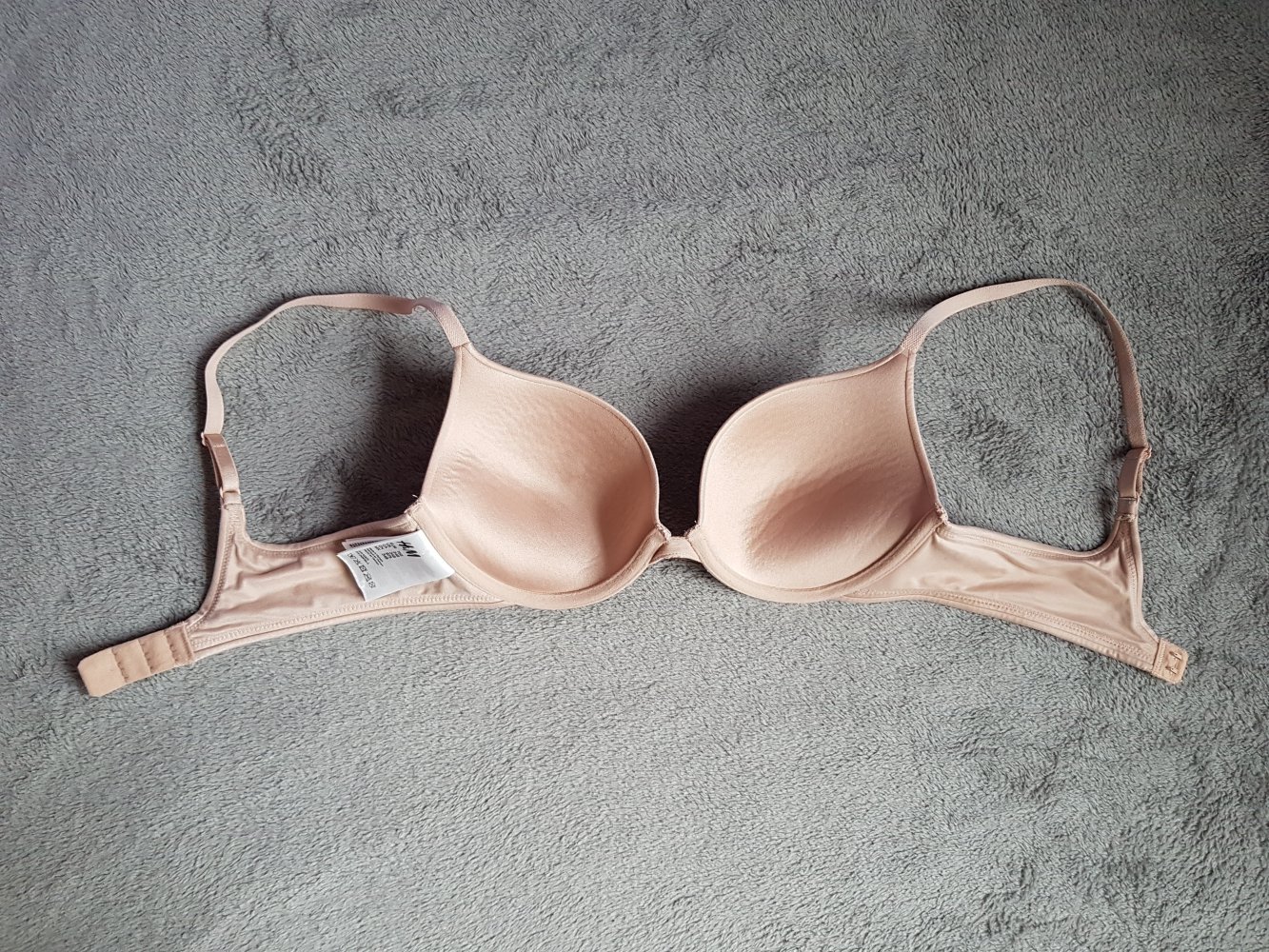Push Up BH Nude Beige H&M Gr. 75 B