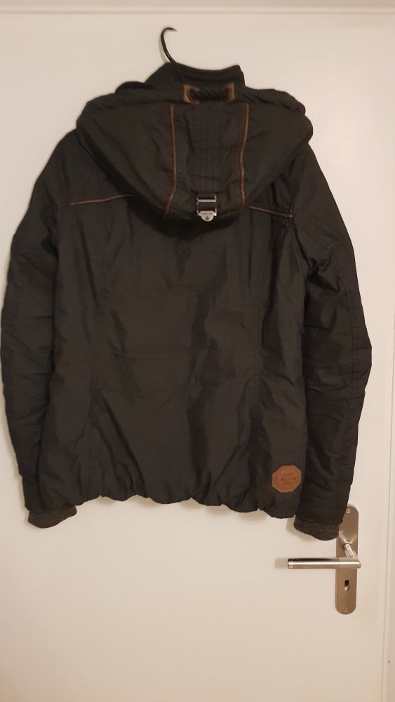 Winterjacke Naketano schwarz / grau