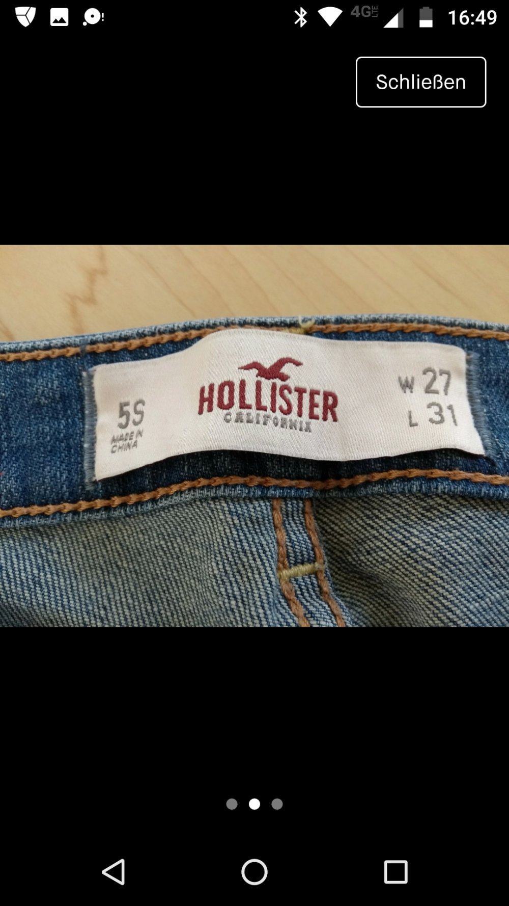 Hollister used Jeans